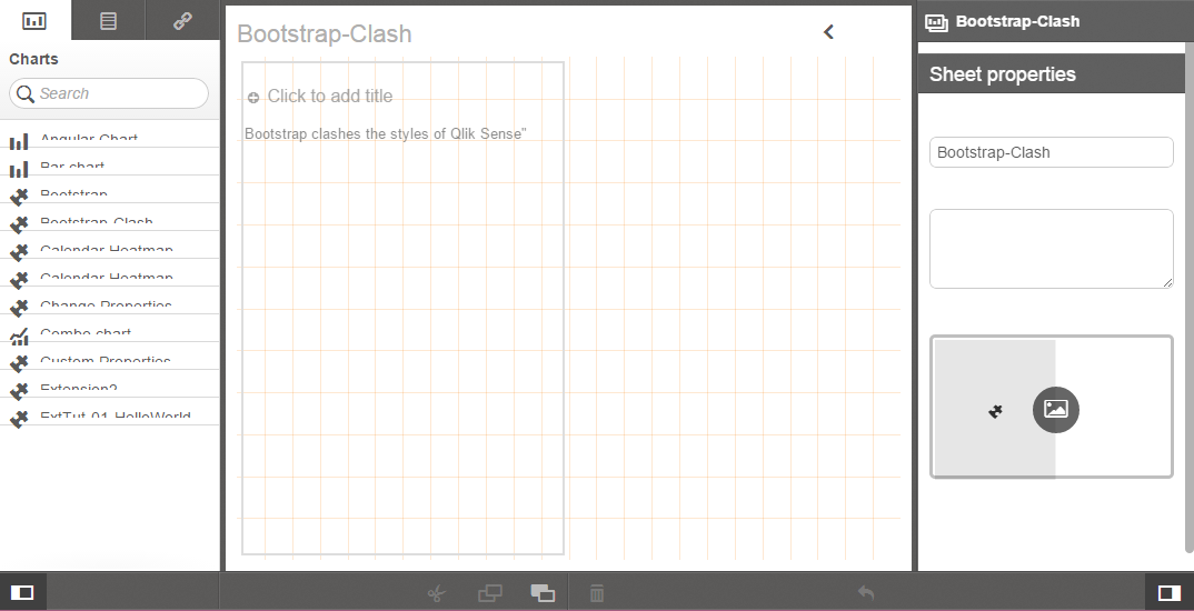 Bootstrap clashes within Visualization Extensions